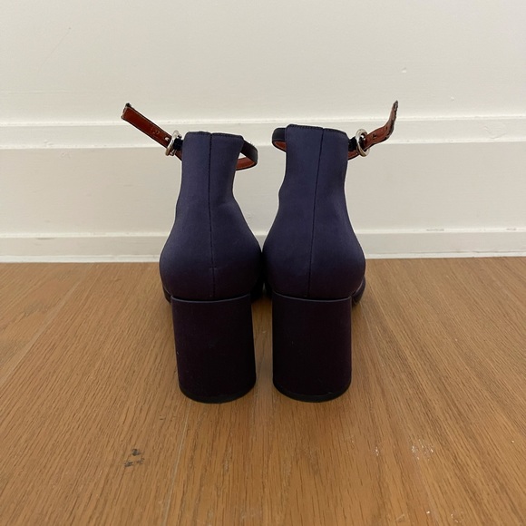 3.1 Phillip Lim Satin Block Heel Pumps - Picture 5 of 6